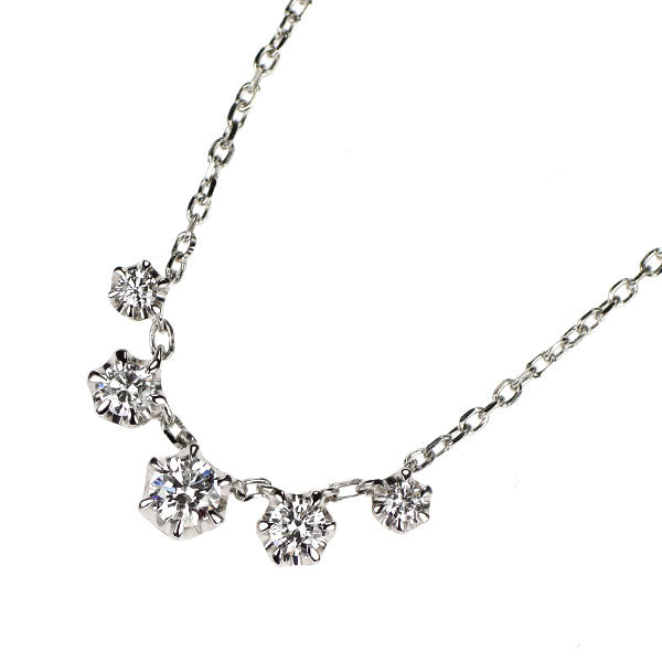 ヴァンドーム青山 Pt950/ Pt850 ダイヤモンド ペンダントネックレス 0.17ct