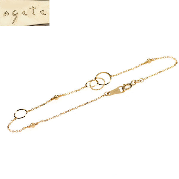 アガット/agete K10YG ブレスレット — セルビーオンラインストア