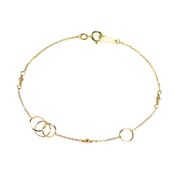 アガット　agete ブレスレット　k10YG アガット/agete K10YG ブレスレット — セルビーオンラインストア