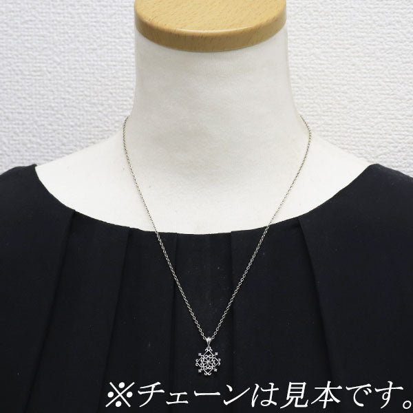K18WG ダイヤモンド ペンダントトップ 0.05ct — セルビーオンラインストア