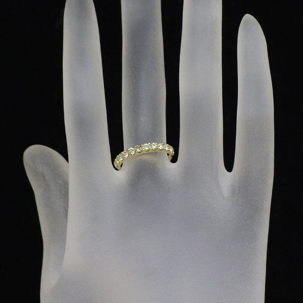 K18YG ダイヤモンド リング 0.50ct ハーフエタニティ