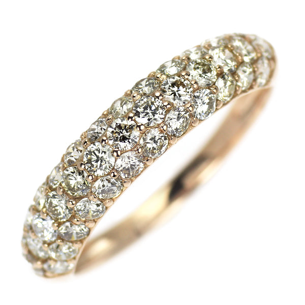 K18PG ダイヤモンド リング 1.00ct パヴェ