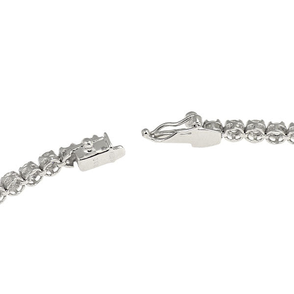 K18WG ダイヤモンド ブレスレット 3.00ct テニス