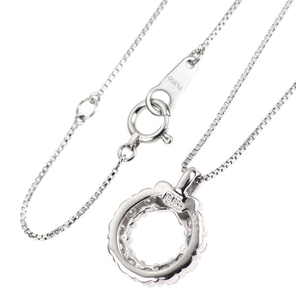 Pt900/ Pt850 ダイヤモンド ペンダントネックレス 0.50ct