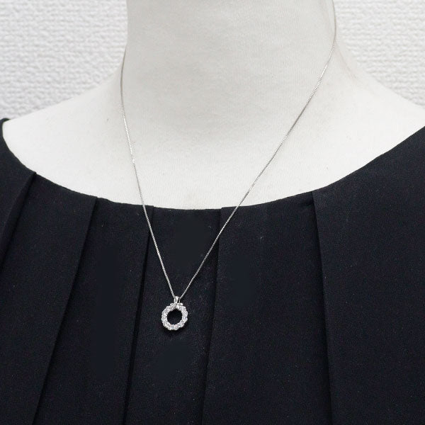 Pt900/ Pt850 ダイヤモンド ペンダントネックレス 0.50ct