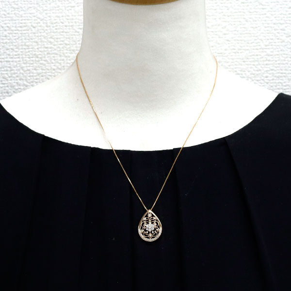 K18PG ダイヤモンド ペンダントネックレス 0.50ct