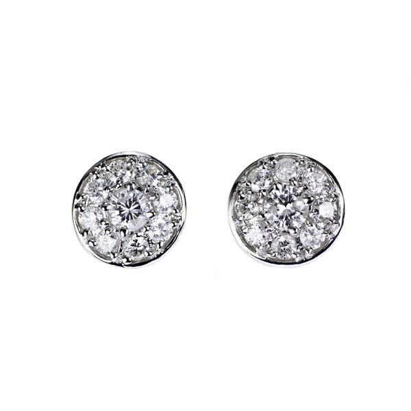 Pt850 ダイヤモンド ピアス 0.66ct