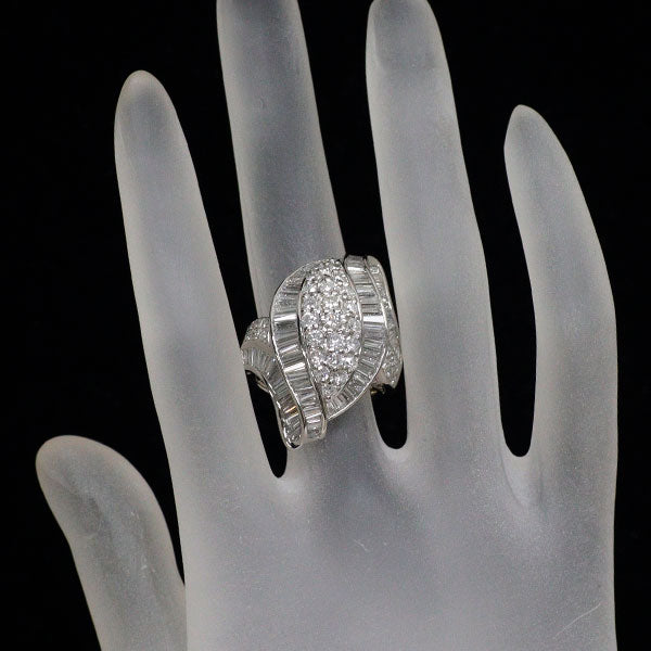 イヴサンローラン Pt900 ダイヤモンド リング 4.69ct