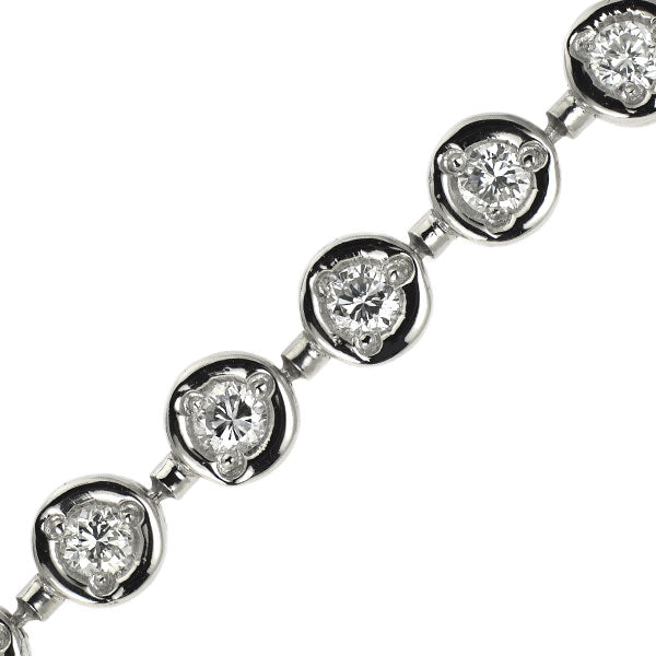Pt850 ダイヤモンド テニス ブレスレット 2.01ct