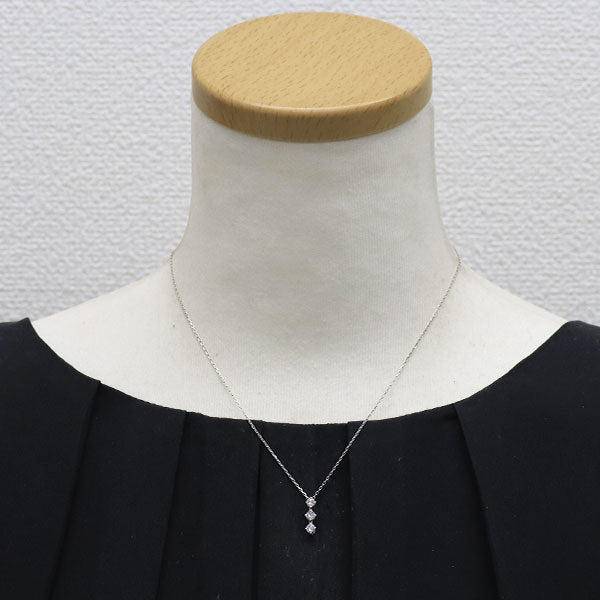 ヴァンドーム青山 Pt950/ Pt850 ダイヤモンド ペンダントネックレス 0.35ct 2WAY