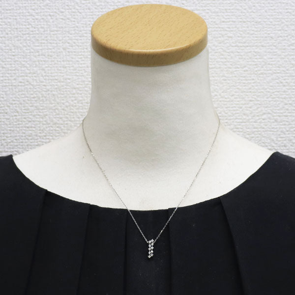 スタージュエリー Pt950 ダイヤモンド ペンダントネックレス 0.20ct