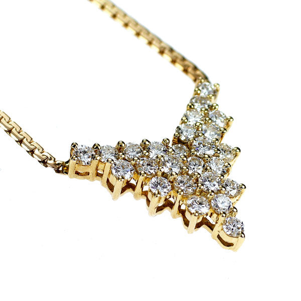 K18YG ダイヤモンド ペンダントネックレス 1.00ct