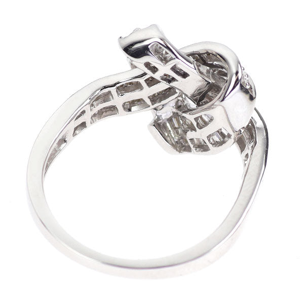 K18WG ダイヤモンド リング 0.70ct
