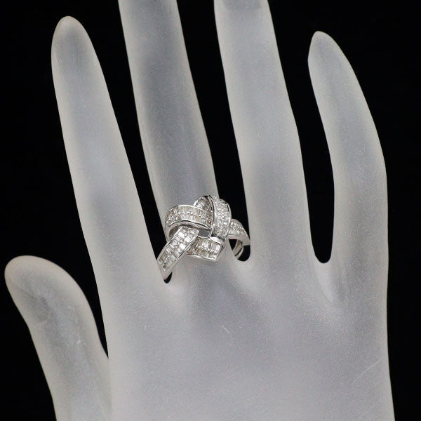 K18WG ダイヤモンド リング 0.70ct