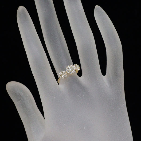 K18YG ダイヤモンド リング 0.277ct D0.61ct