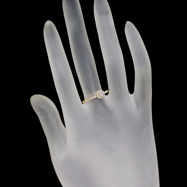 ジュピター ブラントリエ K18YG ダイヤモンド リング 0.182ct D0.17ct