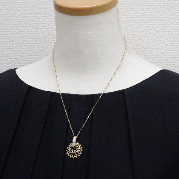 ウォルサム K18YG ダイヤモンド ペンダントネックレス 0.57ct