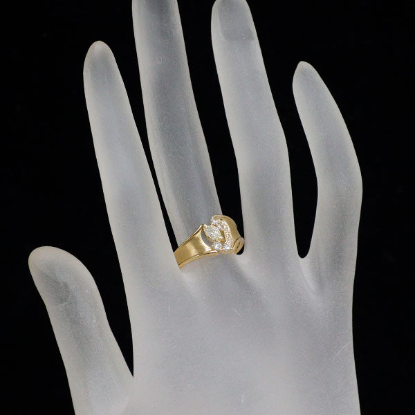 K18YG ダイヤモンド リング 0.40ct