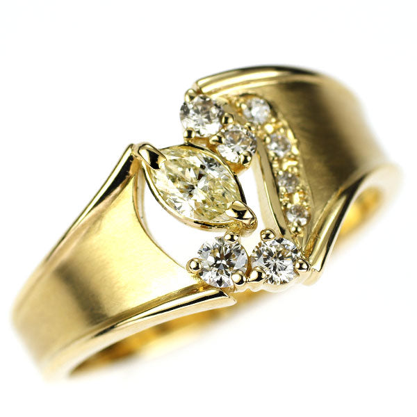 K18YG ダイヤモンド リング 0.40ct