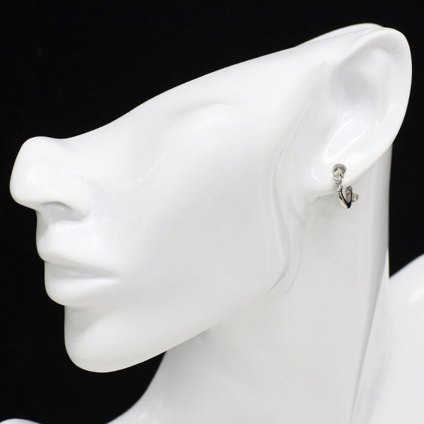 Pt900 ダイヤモンド フープ イヤリング 0.30ct