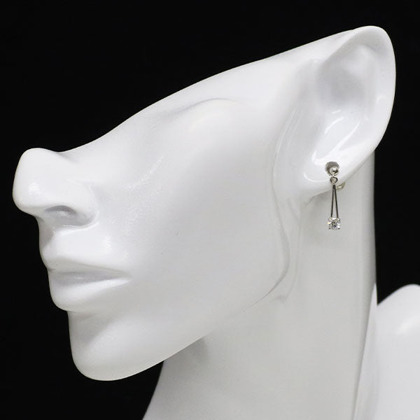 Pt900 ダイヤモンド ピアス 0.447ct