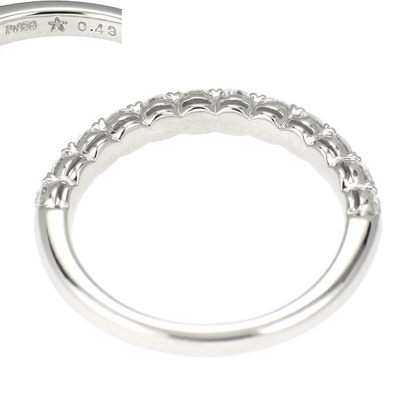 GINZA TANAKA Pt950 ダイヤモンド リング 0.43ct ハーフエタニティ