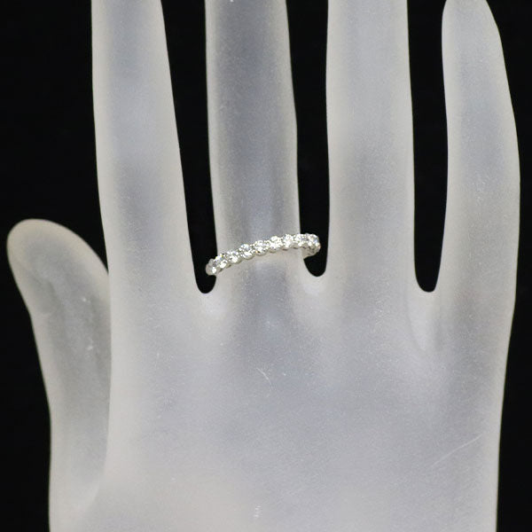 GINZA TANAKA Pt950 ダイヤモンド リング 0.43ct ハーフエタニティ