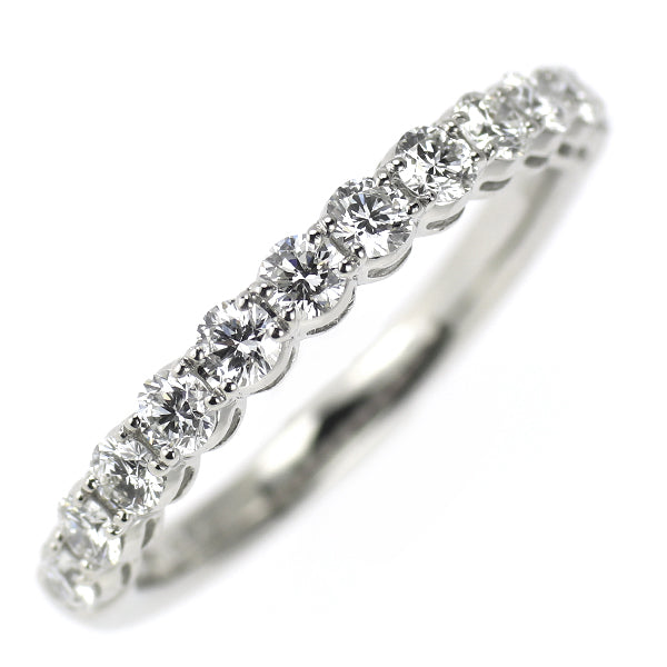 GINZA TANAKA Pt950 ダイヤモンド リング 0.43ct ハーフエタニティ