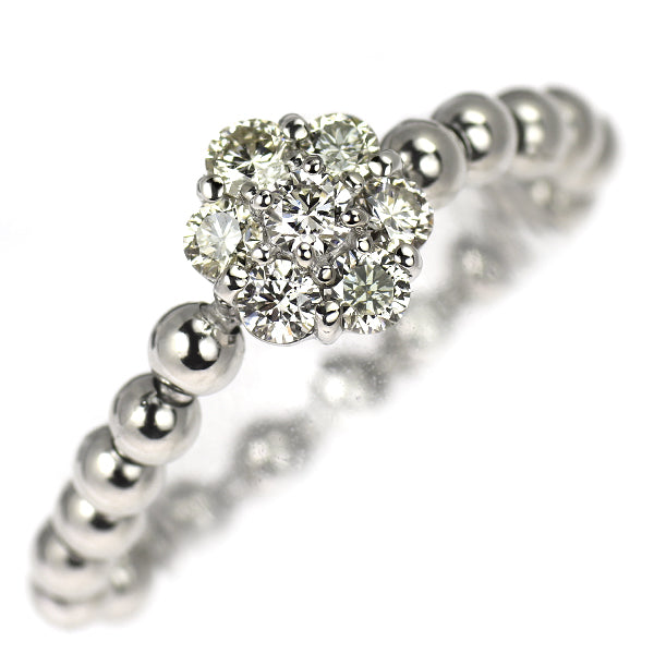 Pt950 ダイヤモンド リング 0.50ct 伸縮式 フラワー