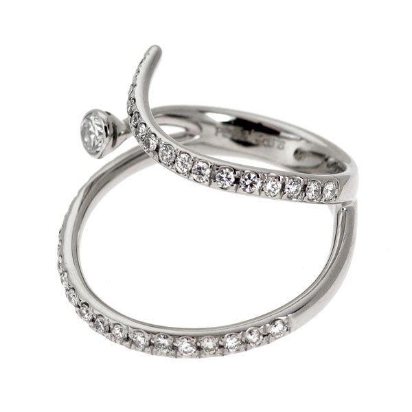 小寺智子 Pt900 ダイヤモンド リング 0.68ct シューティングスター