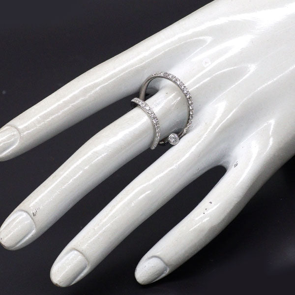 小寺智子 Pt900 ダイヤモンド リング 0.68ct シューティングスター