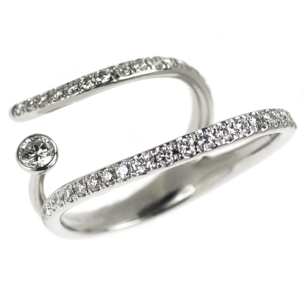 小寺智子 Pt900 ダイヤモンド リング 0.68ct シューティングスター