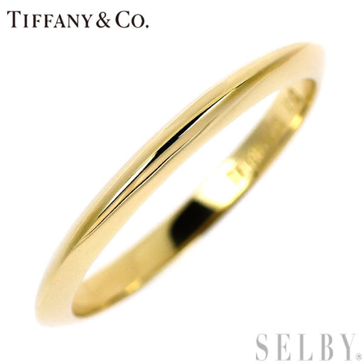 【磨き済】ティファニー K18YG ナイフエッジ リング 12号 6892 磨き済】ティファニー K18YG ナイフエッジ リング 12号 6892