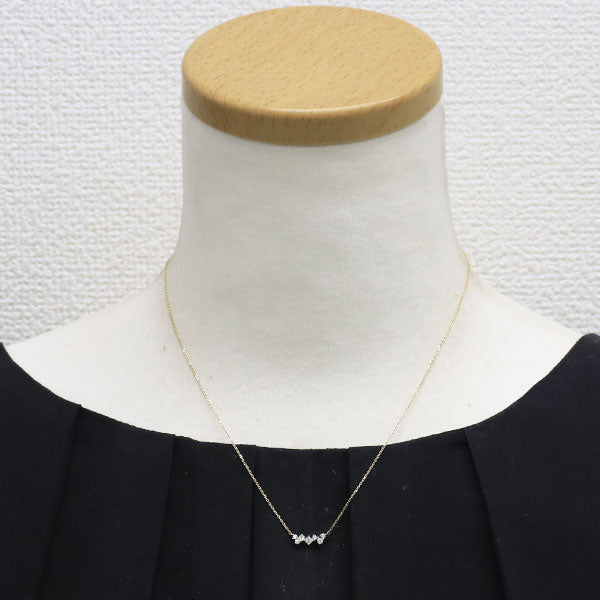 ルジアダ K10YG ダイヤモンド ペンダントネックレス