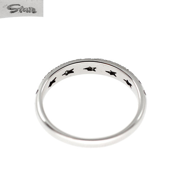 スタージュエリー K18WG ダイヤモンド リング 0.23ct パヴェ ピンキー