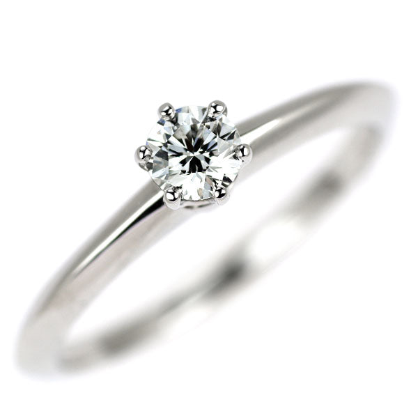 ティファニー Pt950 ダイヤモンド リング 0.23ct ソリティア