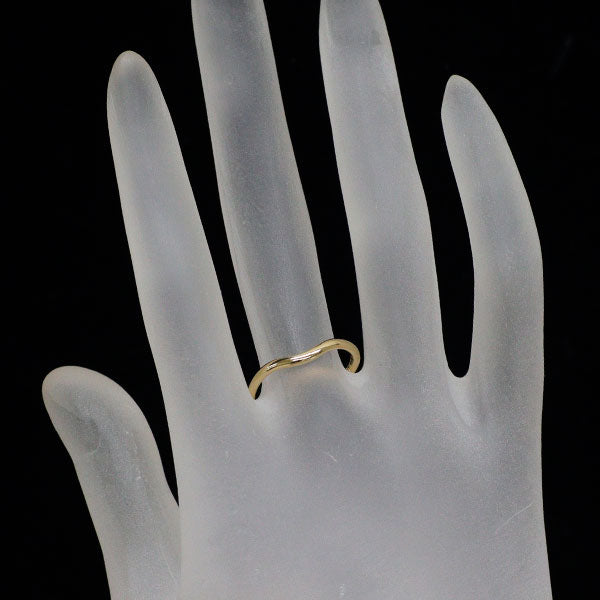 ティファニー K18YG リング カーブドバンド — セルビーオンラインストア