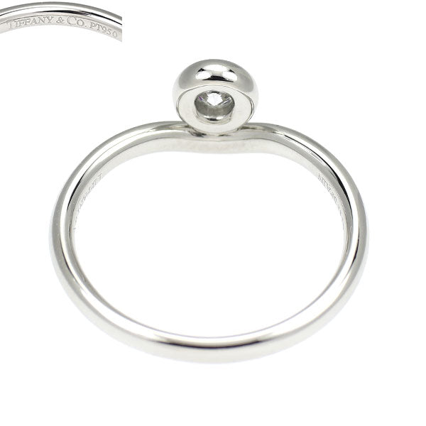 ティファニー Pt950 ダイヤモンド リング カーブドバイザヤード