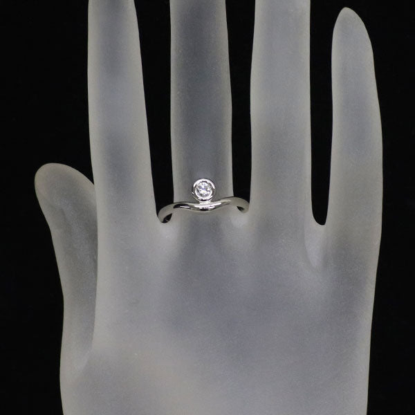 ティファニー Pt950 ダイヤモンド リング カーブドバイザヤード