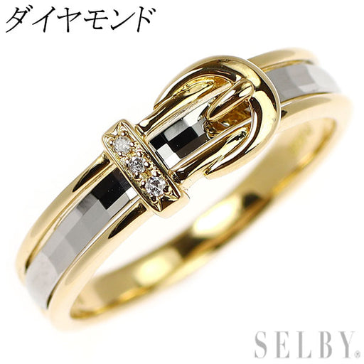 K18YG/ Pt900 ダイヤモンド リング — セルビーオンラインストア