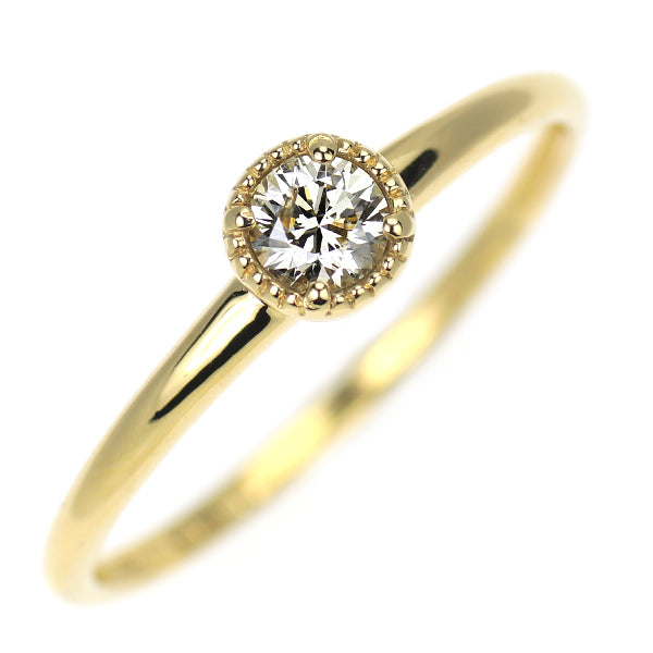 K18YG ダイヤモンド リング 0.15ct