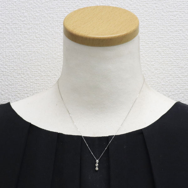Pt900/ Pt850 ダイヤモンド ペンダントネックレス 0.30ct