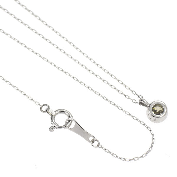 Pt900/ Pt850 ダイヤモンド ペンダントネックレス 0.18ct