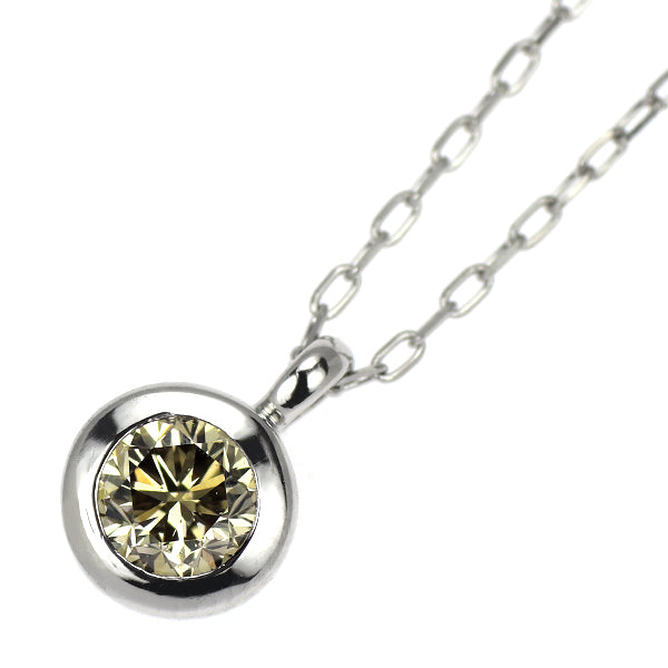 Pt900/ Pt850 ダイヤモンド ペンダントネックレス 0.18ct