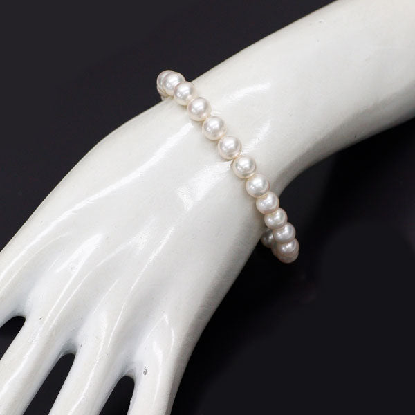 K14PG アコヤ 真珠/パール 径約6.9-7.3mm ブレスレット