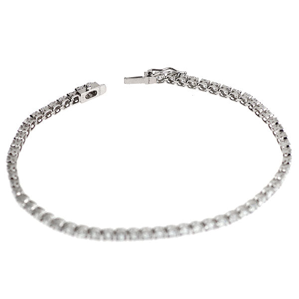Pt950/ Pt850 ダイヤモンド テニス ブレスレット 3.69ct
