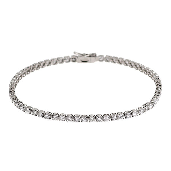 Pt950/ Pt850 ダイヤモンド テニス ブレスレット 3.69ct