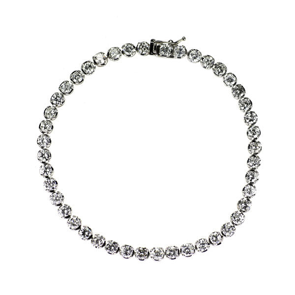 ダイヤモンド テニスブレスレット Pt850 5ct 楽天市場】Pt850【5.0ct】豪華 ダイヤモンド テニスブレスレット【送料