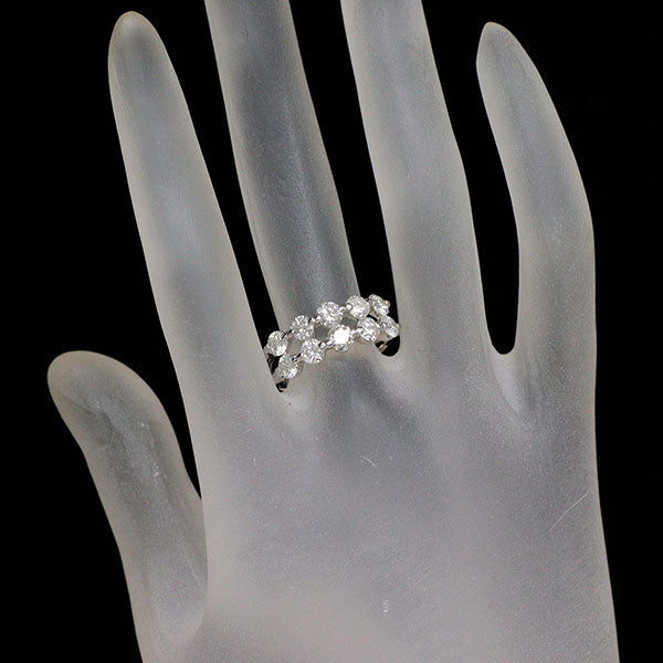 K18WG ダイヤモンド リング 2.00ct