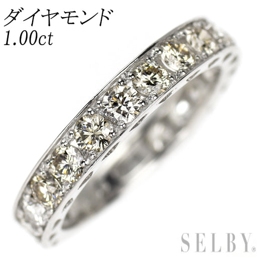 Pt900 ダイヤモンド リング 1.00ct セミエタニティ — セルビー